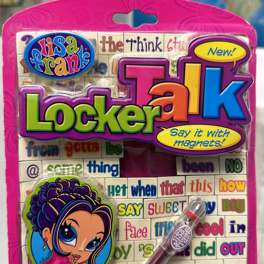 Lisa Frank Locker magnets “Locker Talk” Y2K - Picture 7 of 8